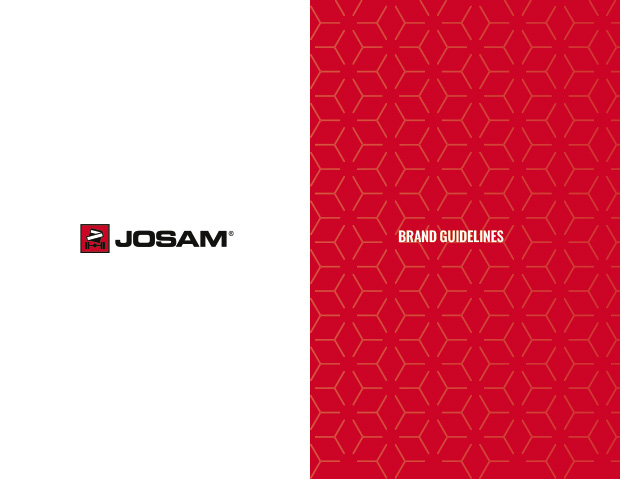 JOSAM brand guidelines front page