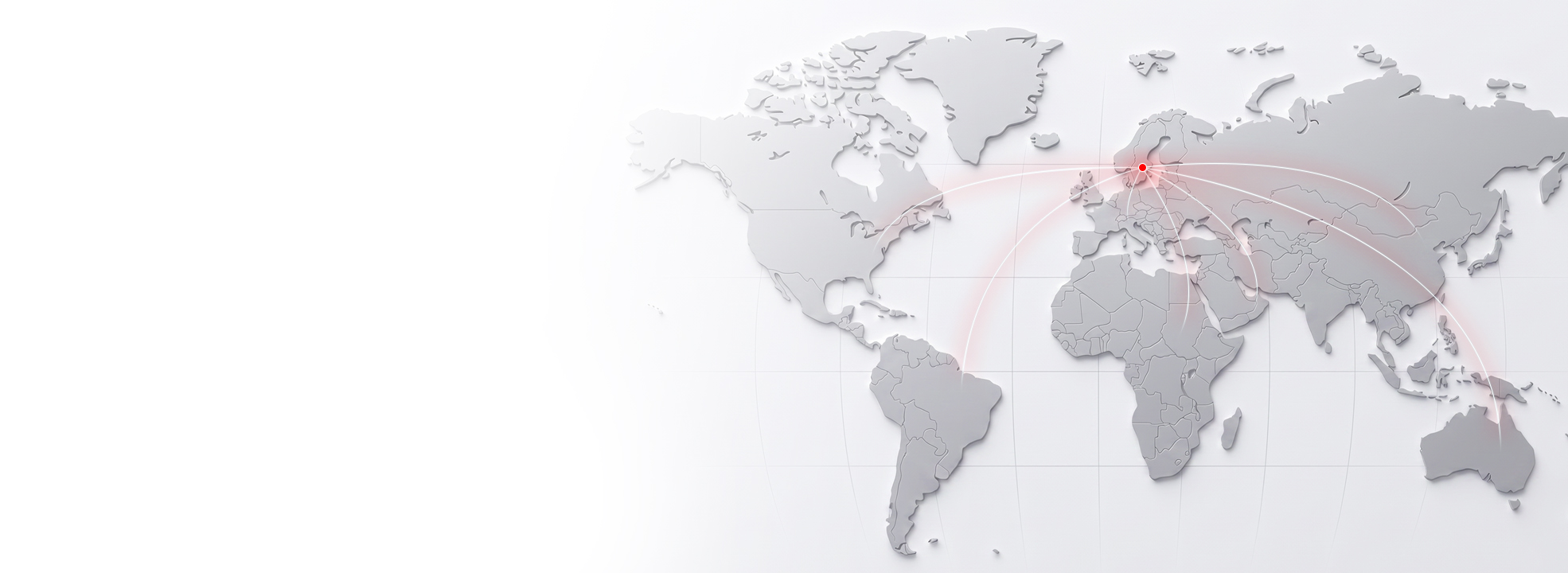 A world map with locations marked