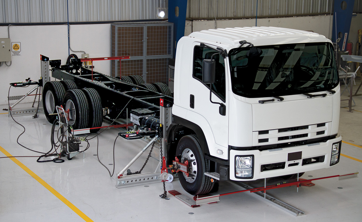 I-Press being used on a Truck