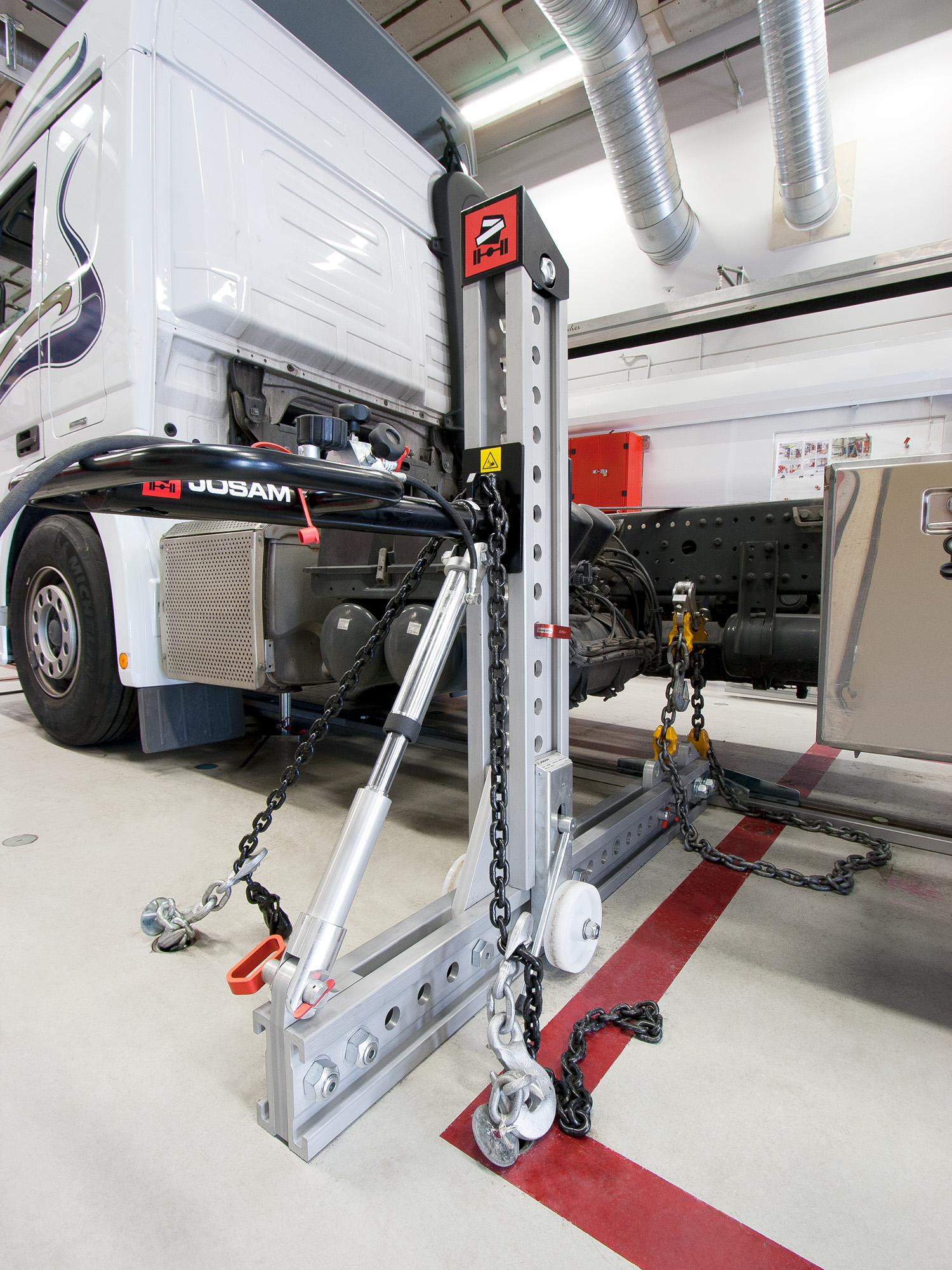 I-Press being used on a Truck