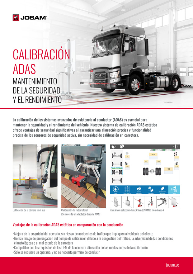 ADAS Calibration Front Page of Brochure