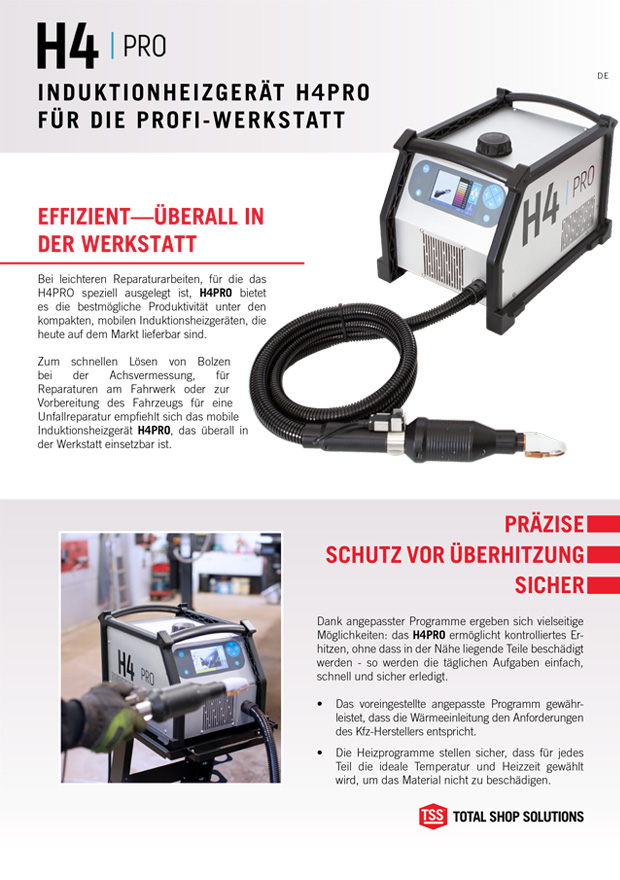 H4PRO brochure front page