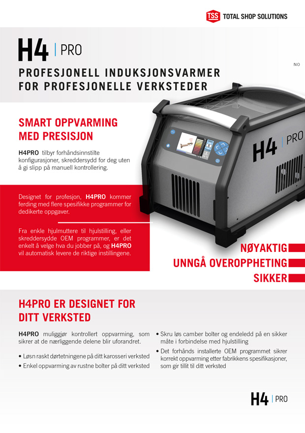 H4PRO brochure front page